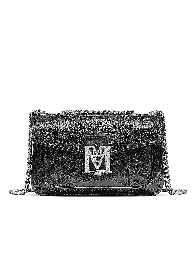 MCM | Ledertasche - Mini Bag Mena | schwarz