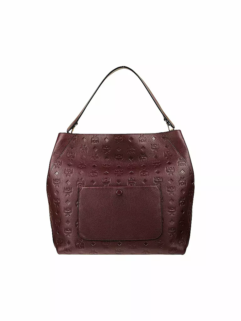 MCM | Ledertasche - Schultertasche "Klara"  | rot