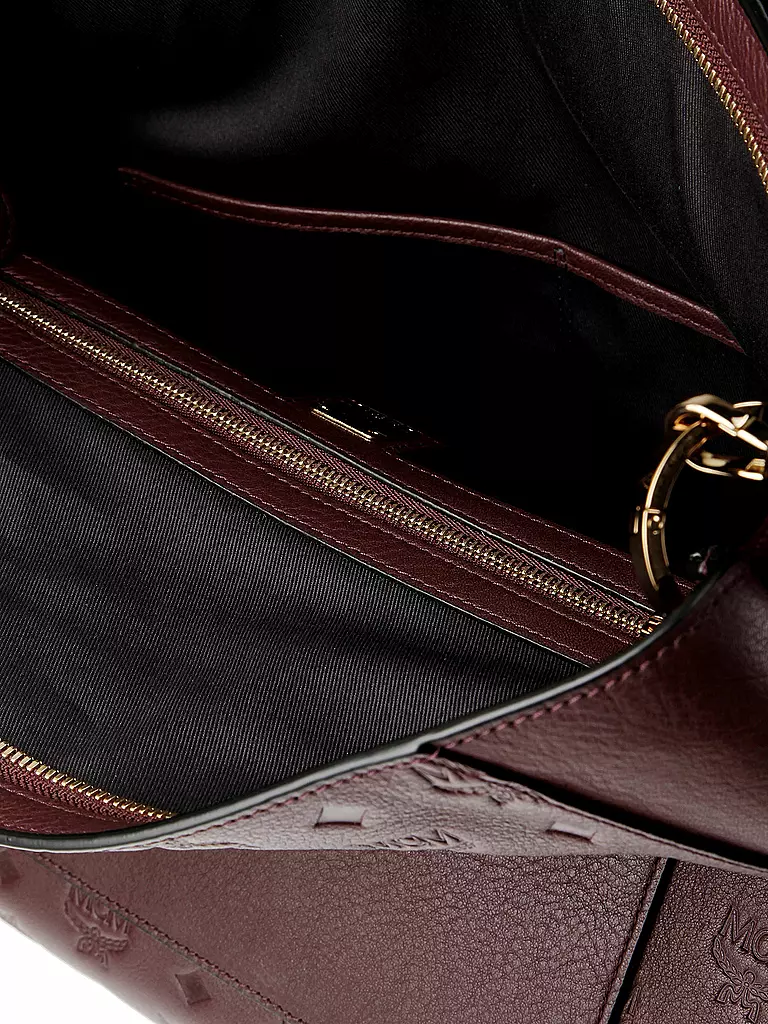 MCM | Ledertasche - Schultertasche "Klara"  | rot