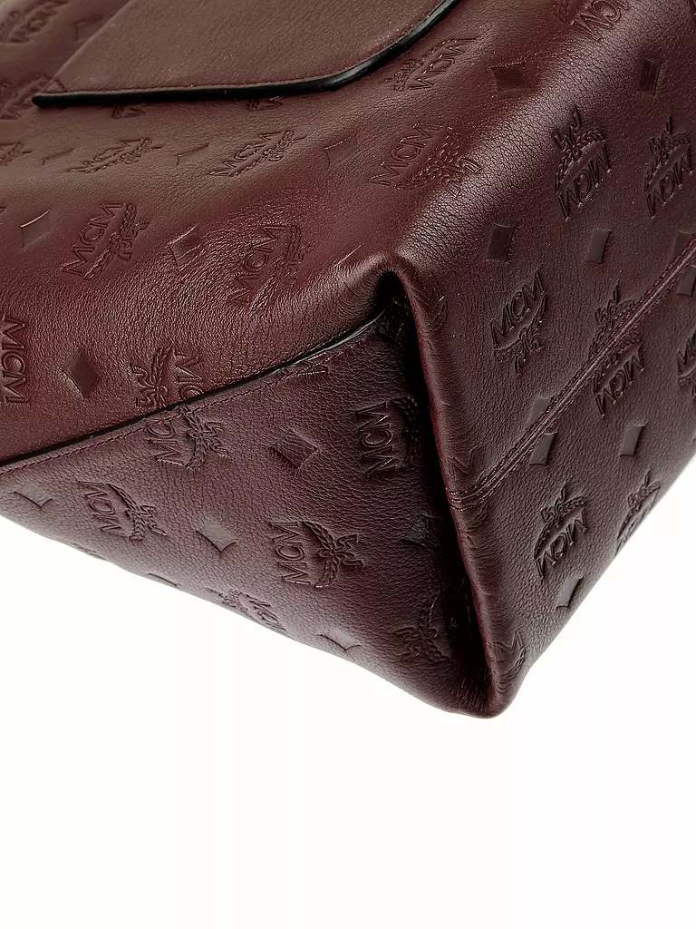 MCM | Ledertasche - Schultertasche "Klara"  | rot