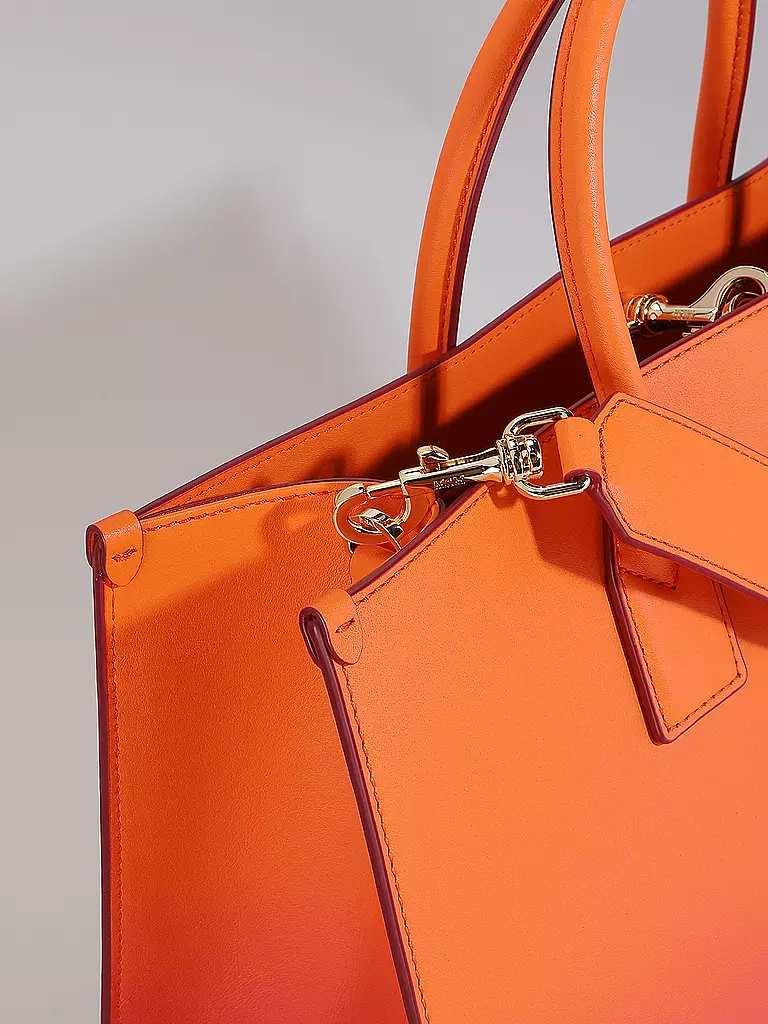 MCM | Ledertasche - Tote Bag MÜNCHEN Large | orange