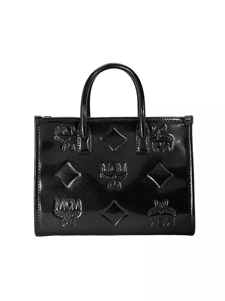 MCM | Ledertasche - Tote Bag MÜNCHEN Mini | schwarz