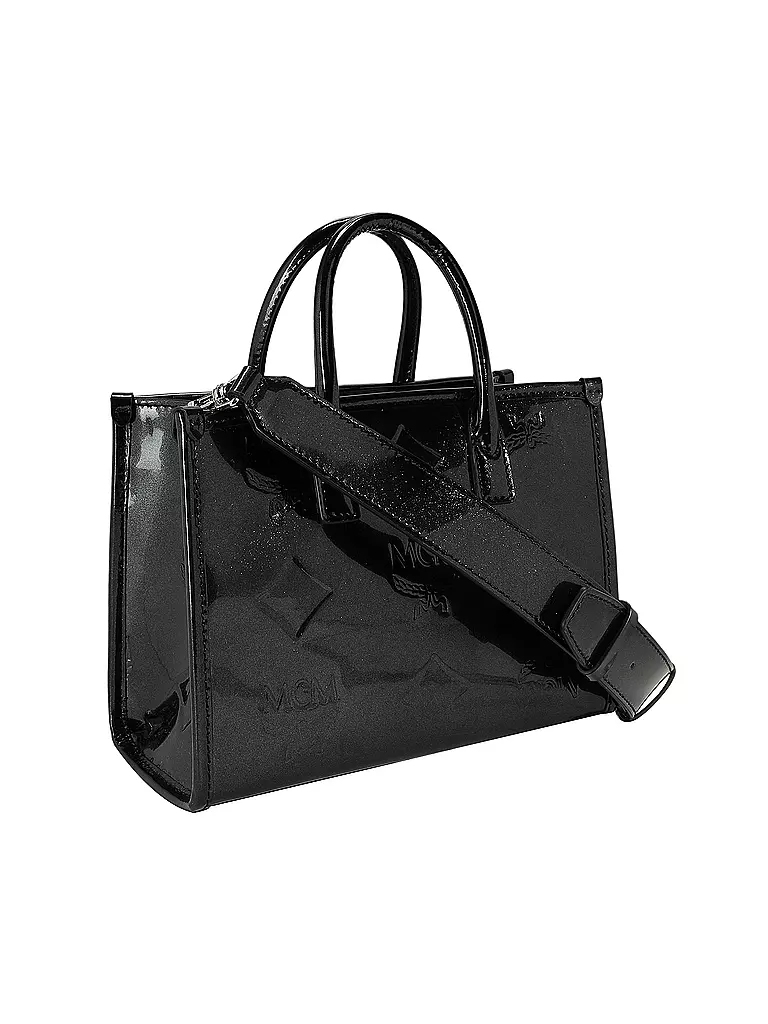 MCM | Ledertasche - Tote Bag MÜNCHEN Mini | schwarz