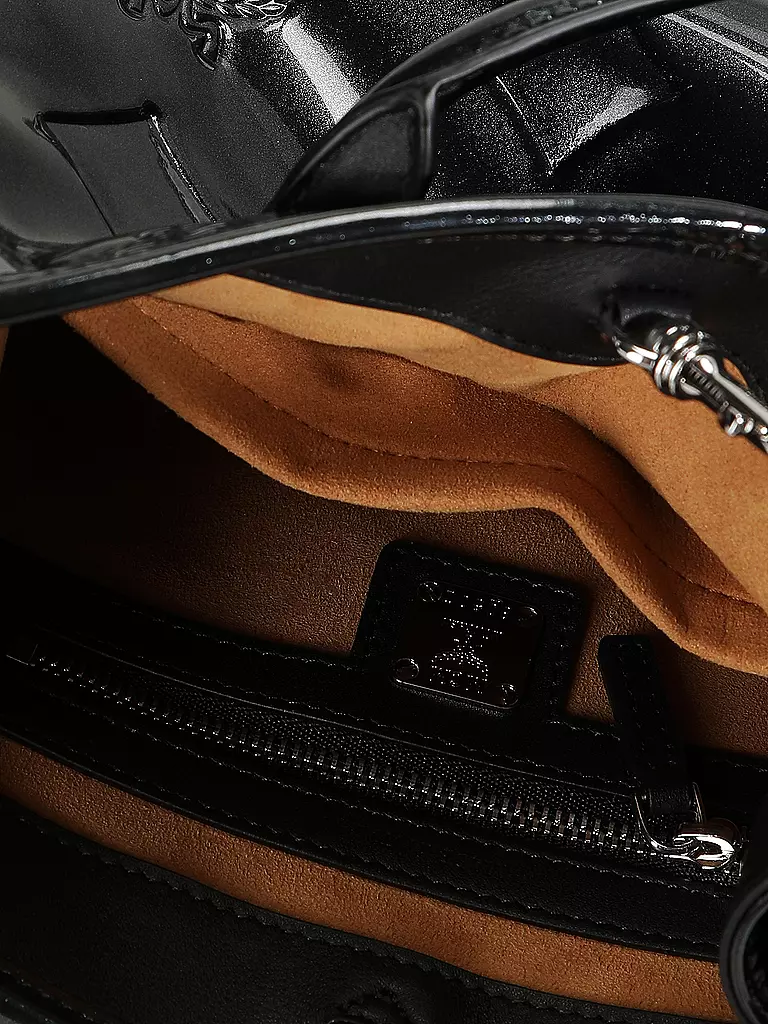 MCM | Ledertasche - Tote Bag MÜNCHEN Mini | schwarz