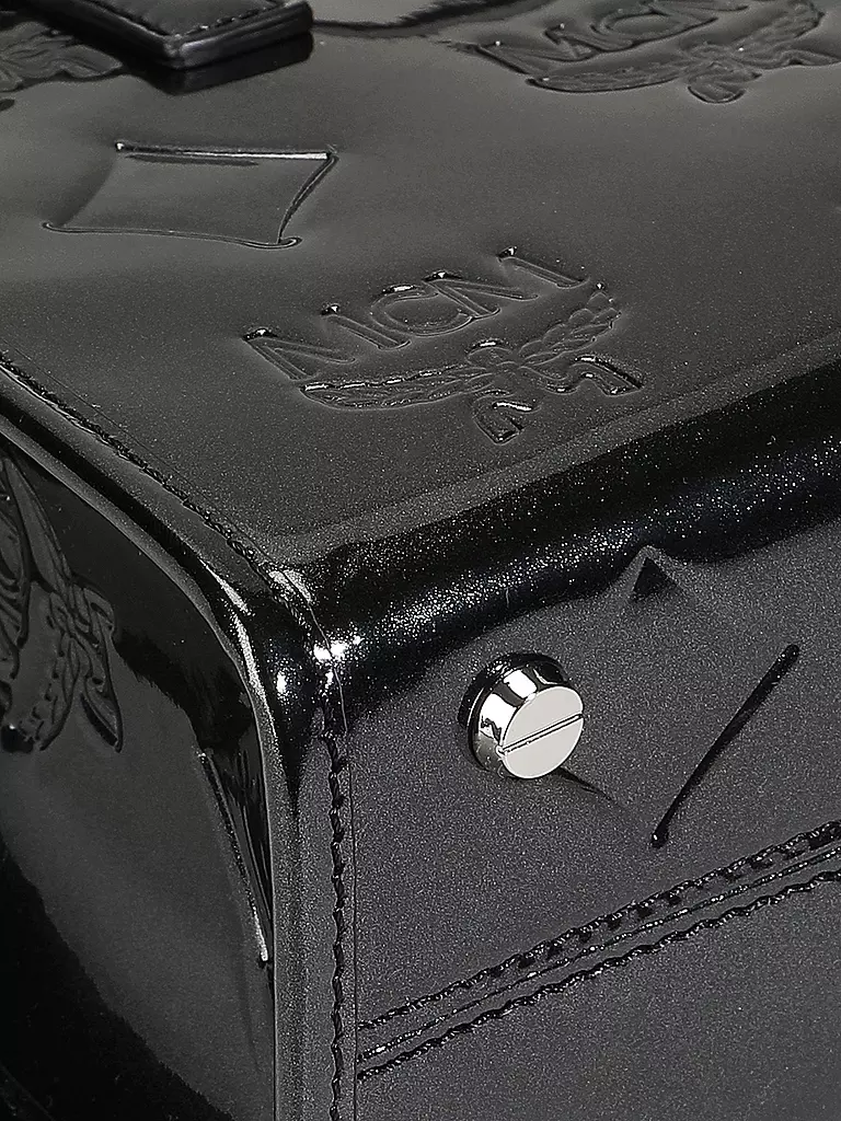 MCM | Ledertasche - Tote Bag MÜNCHEN Mini | schwarz