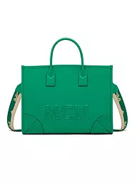 MCM | Ledertasche - Tote Bag MÜNCHEN | grün