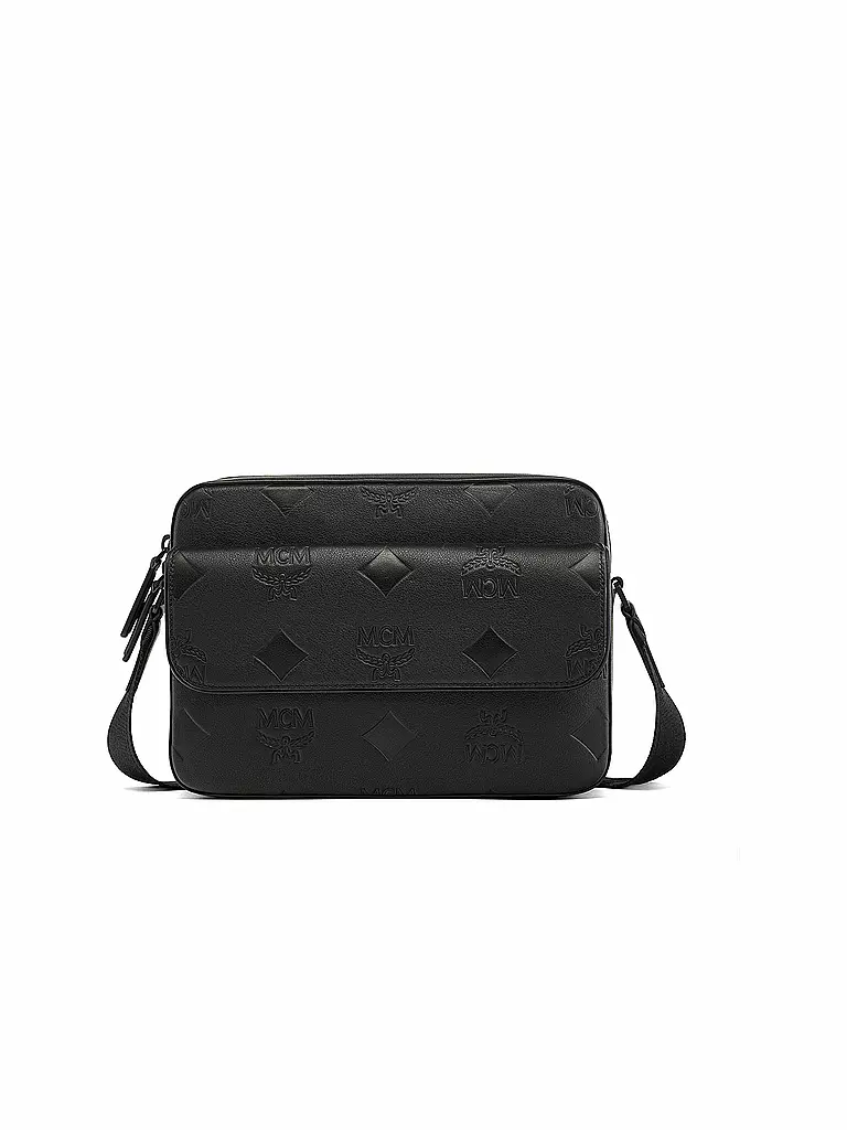 MCM | Ledertasche - Umhängetasche AREN Medium | schwarz