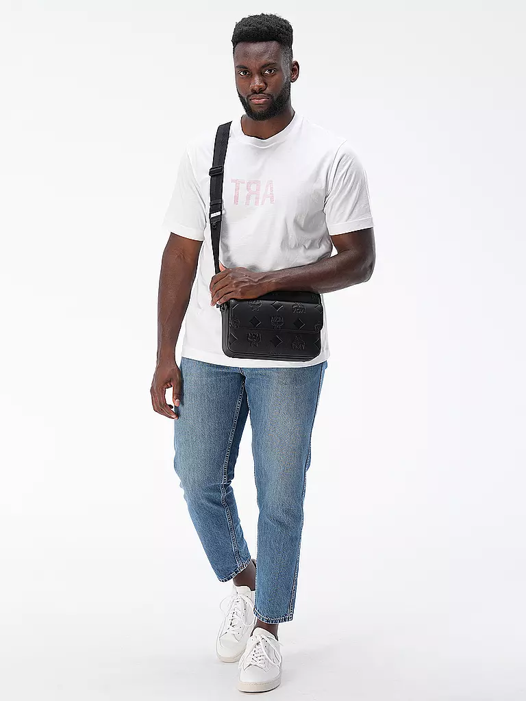 MCM | Ledertasche - Umhängetasche AREN Medium | schwarz
