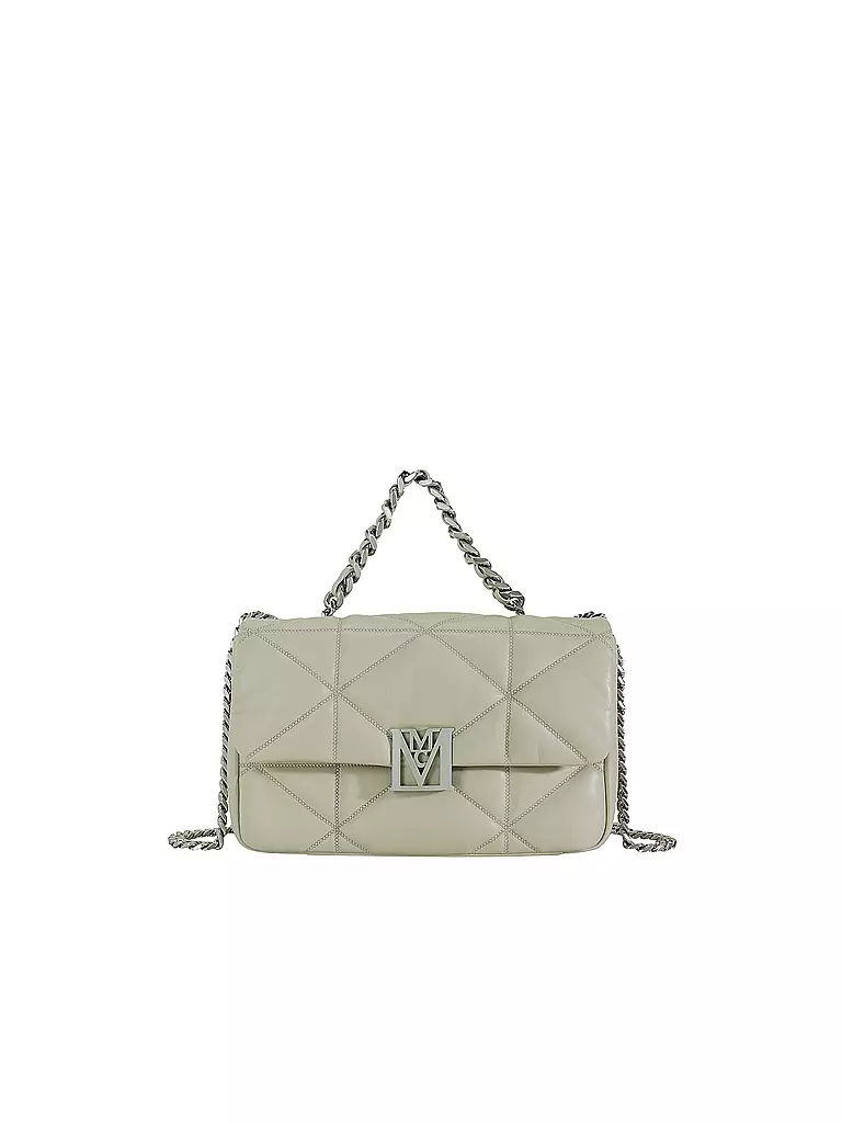 MCM | Ledertasche - Umhängetasche TRAVIA Small | grau