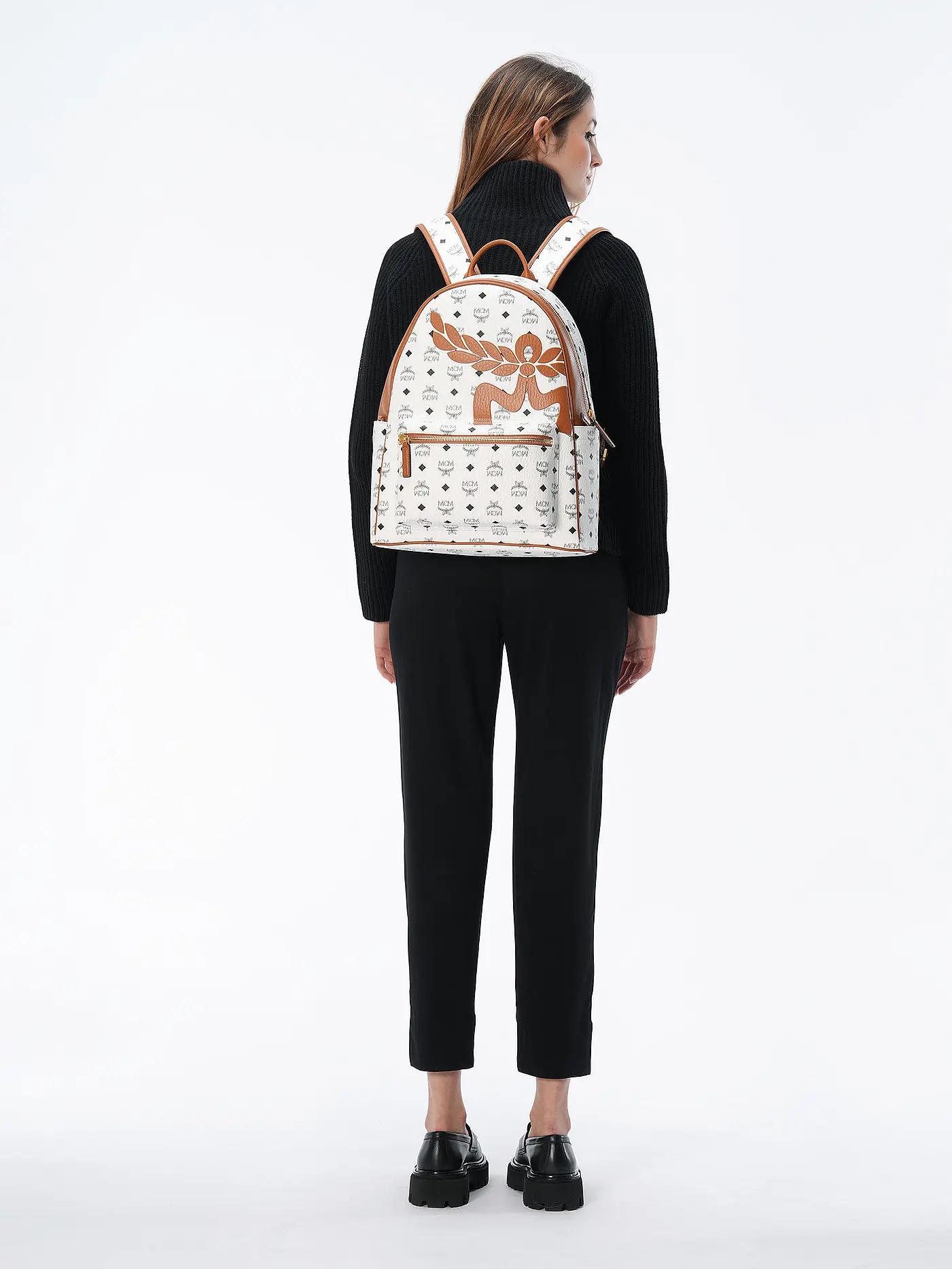 MCM | Rucksack STARK MEGA LAUREL  | weiss