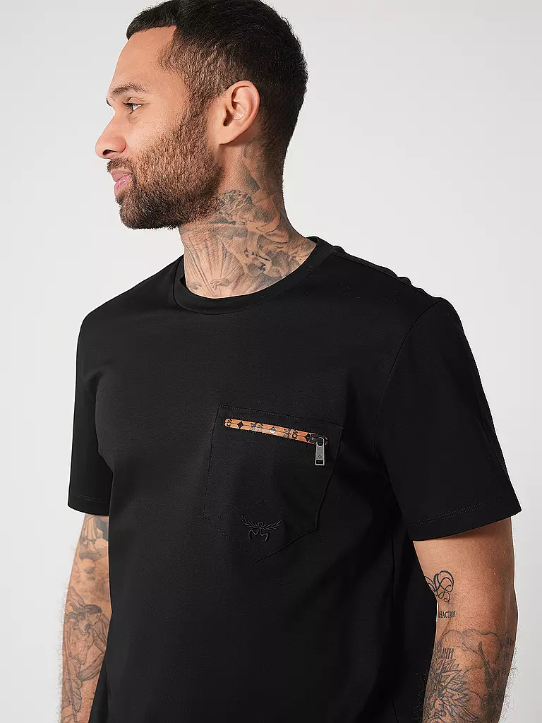 MCM | T-Shirt  | schwarz