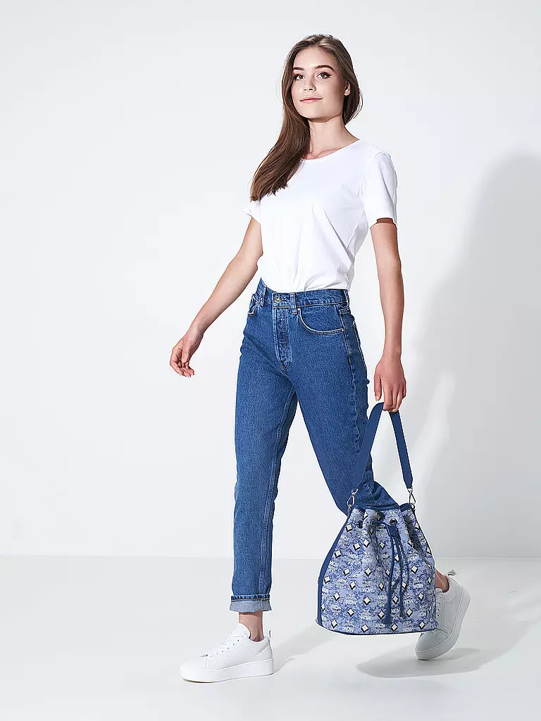 MCM | Tasche - Bucket Bag Dessau Large  | blau