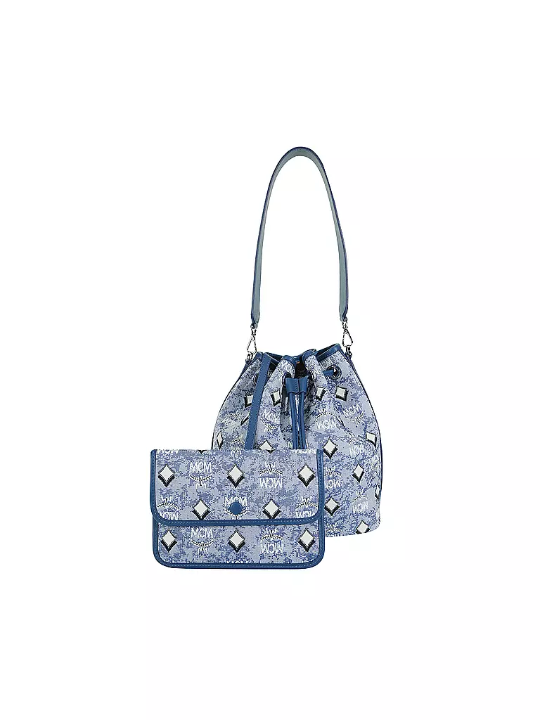 MCM | Tasche - Bucket Bag Dessau Medium | blau