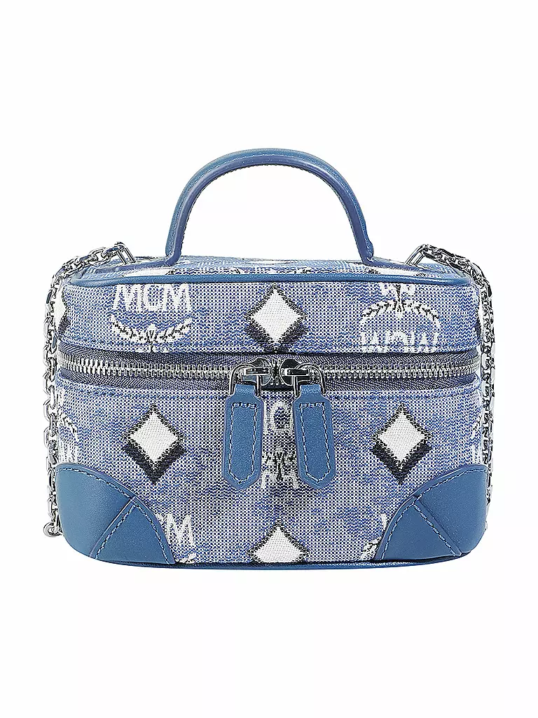 MCM | Tasche - Mini Bag Vintage Jacquard  | blau