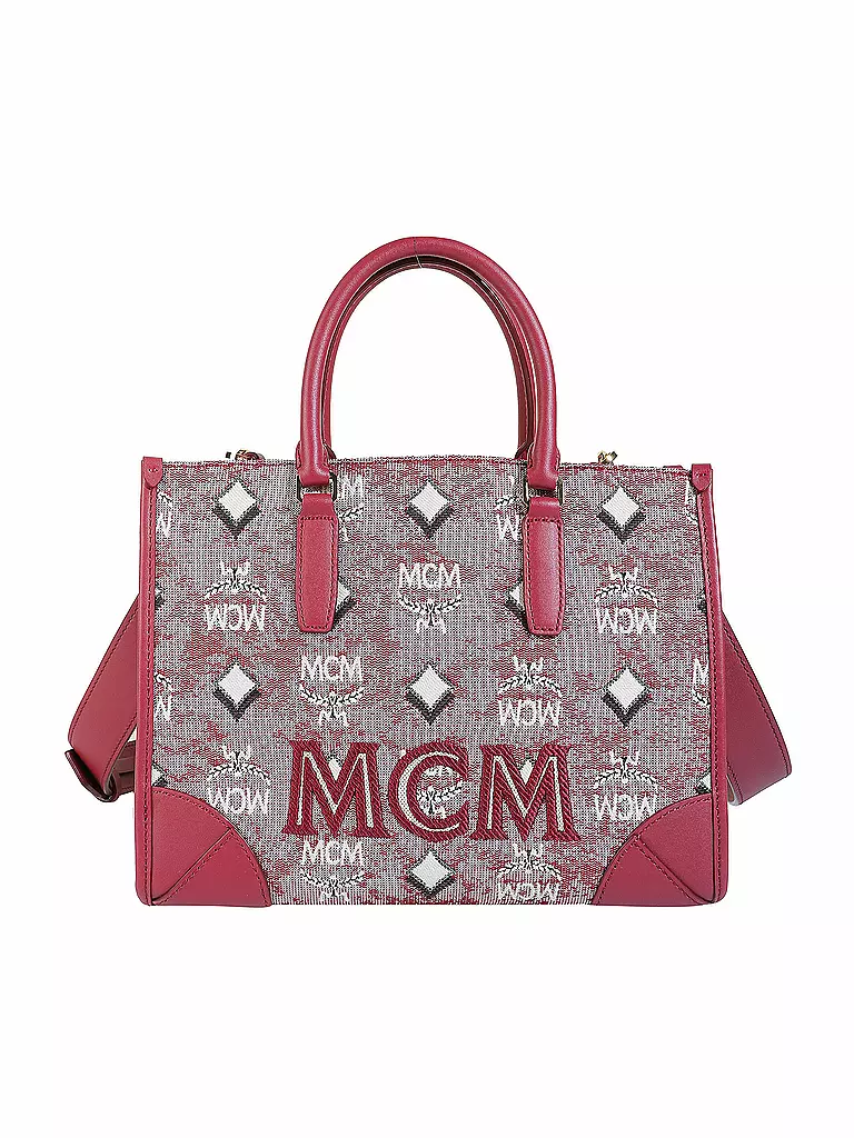 MCM | Tasche - Shopper Vintage Jacquard  | rot