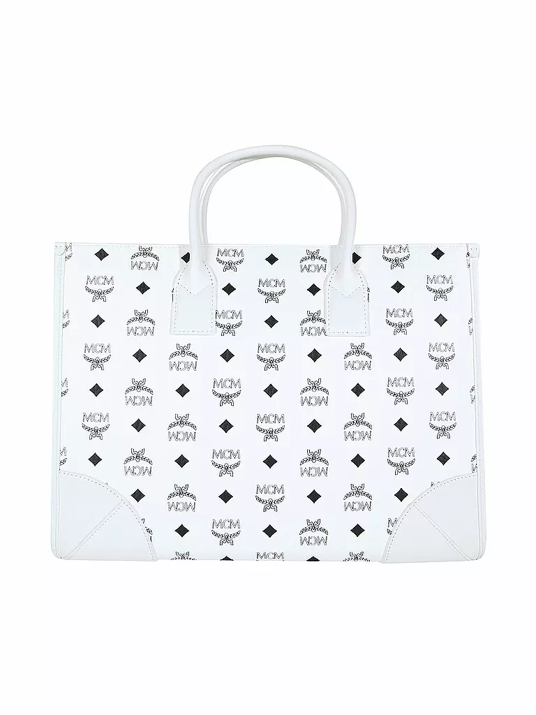 MCM | Tasche - Tote Bag MÜNCHEN L | weiss