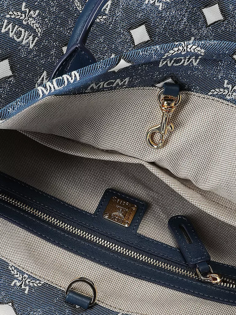 MCM | Tasche - Tote Bag MÜNCHEN Large  | blau