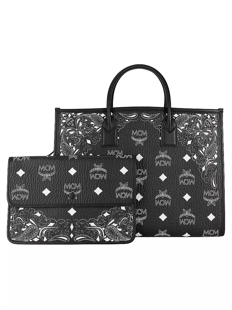 MCM | Tasche - Tote Bag MÜNCHEN TOTE Large  | schwarz