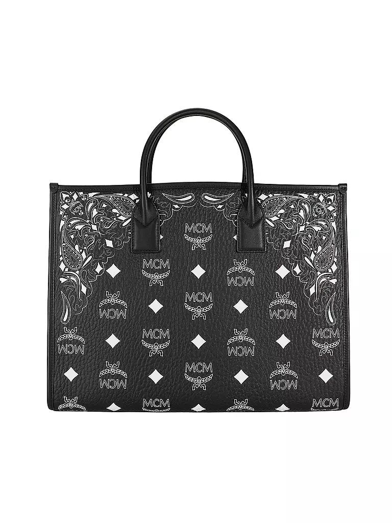 MCM | Tasche - Tote Bag MÜNCHEN TOTE Large  | schwarz