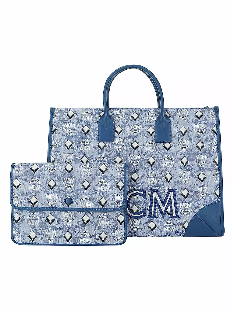 MCM | Tasche - Tote Bag MÜNCHEN XL | blau