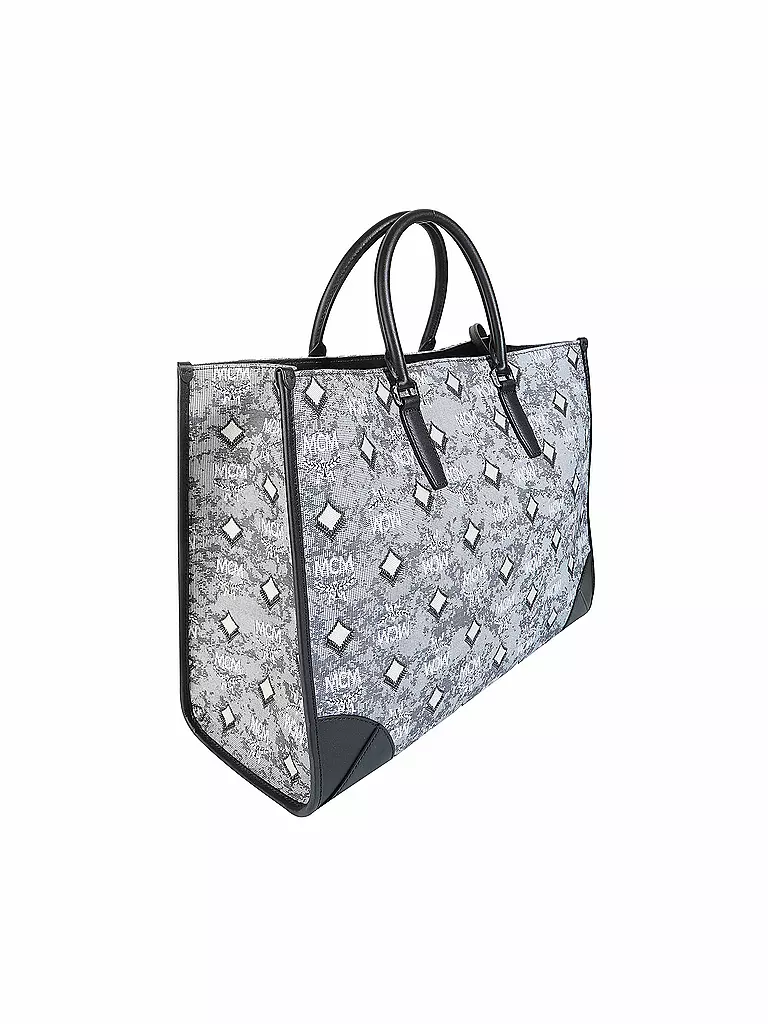 MCM | Tasche - Tote Bag Vintage Jacquard  | grau