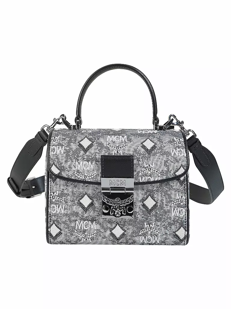 MCM | Tasche - Umhängetasche Vintage Jacquard | grau