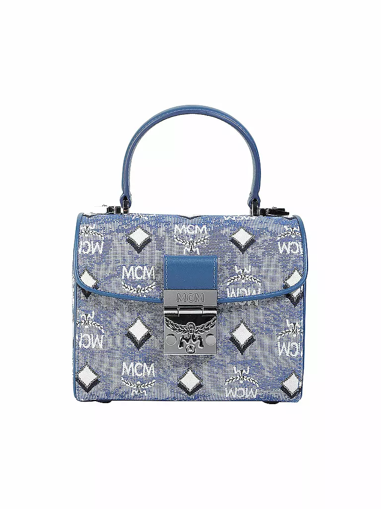 MCM | Tasche - Umhängetasche Vintage Jacquard | blau