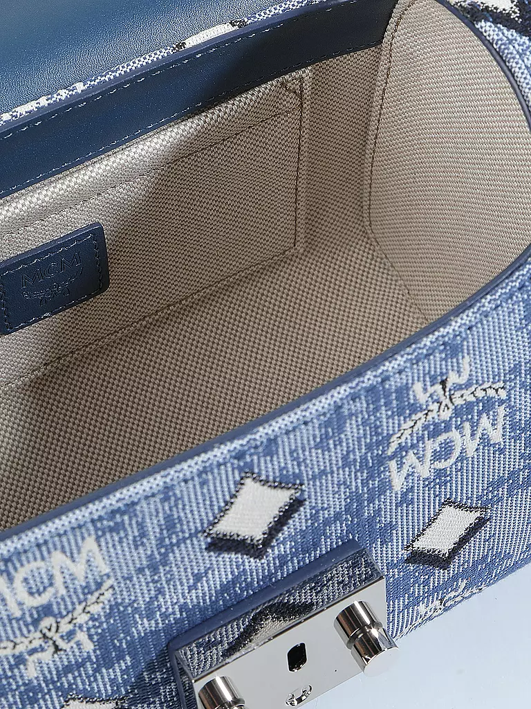 MCM | Tasche - Umhängetasche Vintage Jacquard | blau