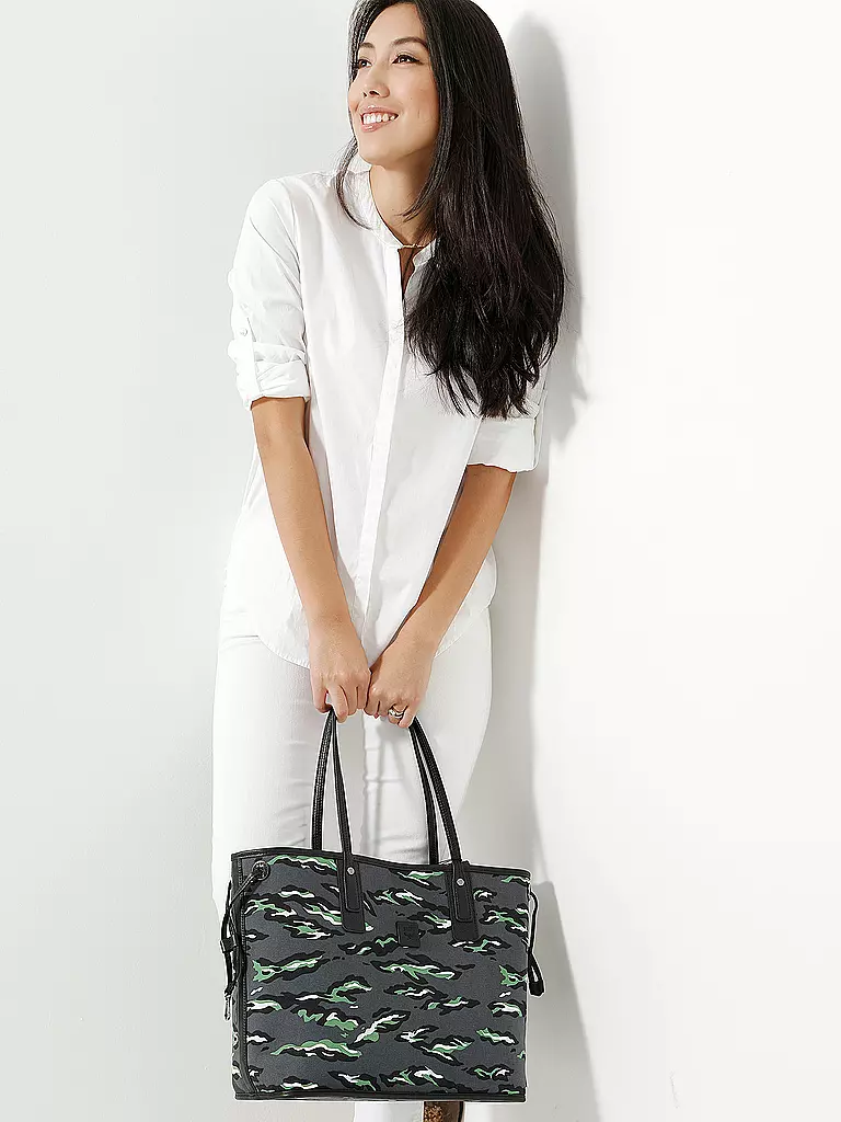 MCM | Tasche - Wende-Shopper "Project Visetos" M | schwarz