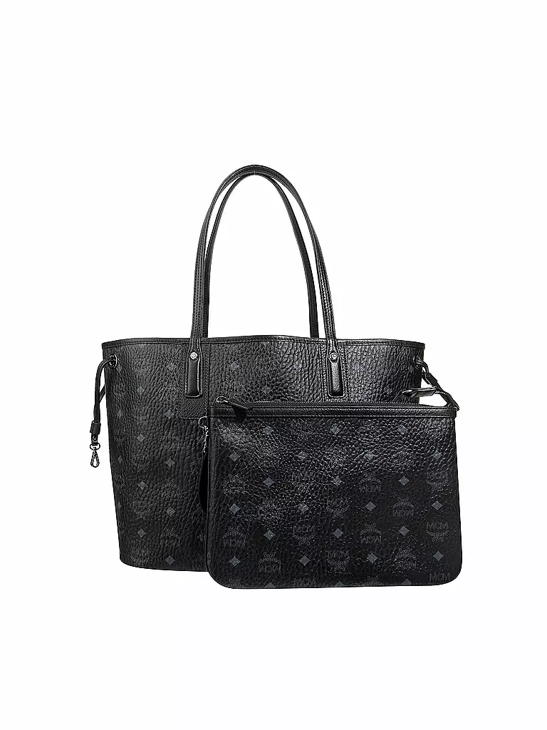 MCM | Tasche - Wende-Shopper "Project Visetos" M | schwarz