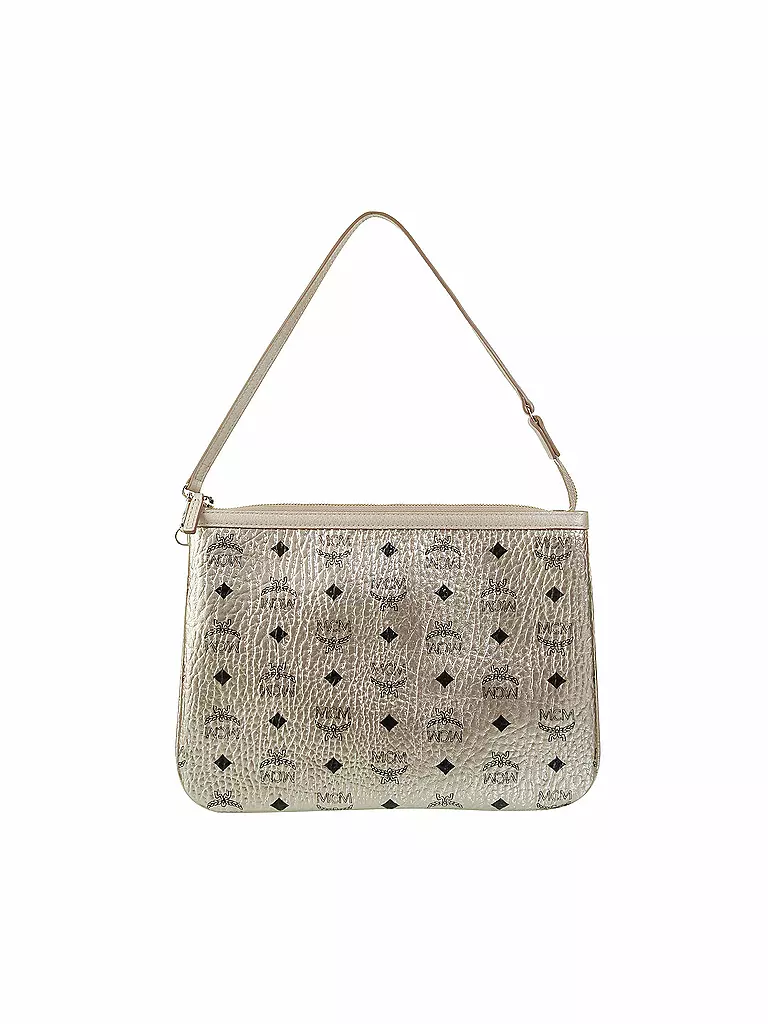 MCM | Tasche - Wende-Shopper "Project Visetos" M | gold