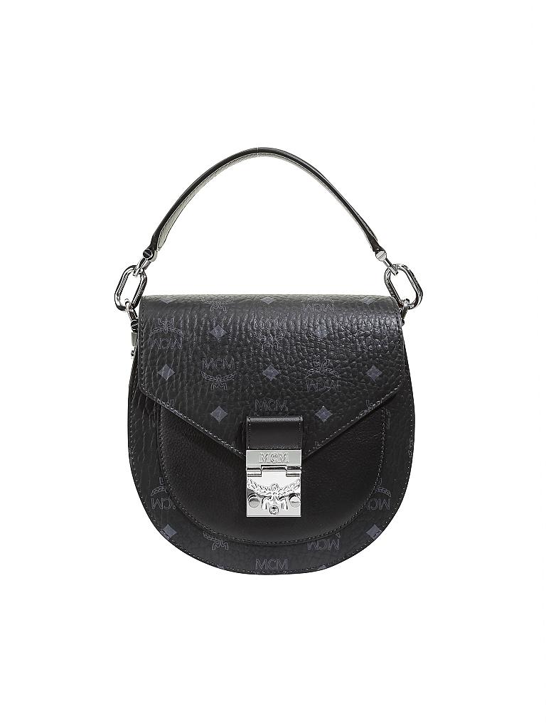 MCM Tasche Crossbody Patricia Visetos Mini schwarz