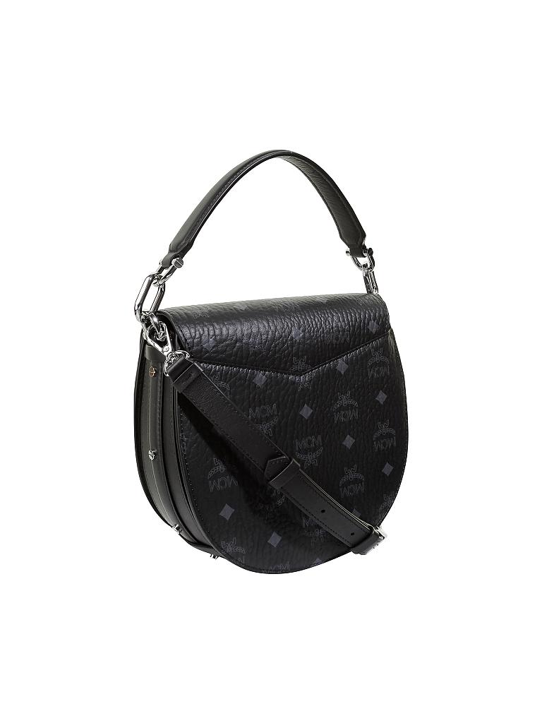 MCM Tasche Crossbody Patricia Visetos Mini schwarz