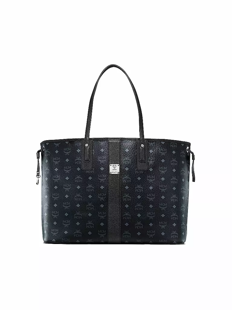 MCM | Wende Shopper " Visetos " | schwarz