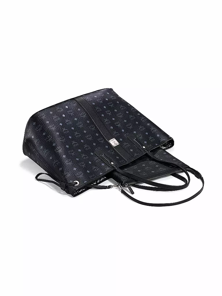 MCM | Wende Shopper " Visetos " | schwarz