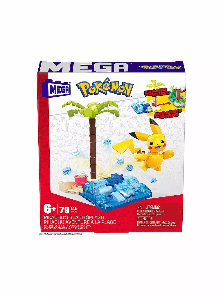 MEGA CONSTRUX | Mega Construx Pokemon - Pikachus Strandtag | keine Farbe