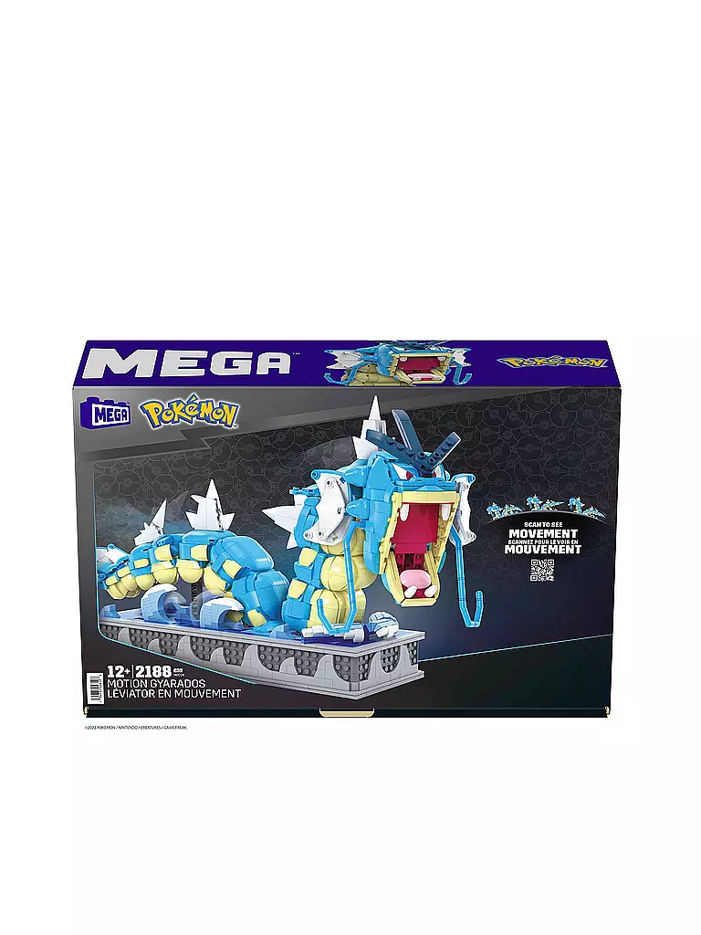 MEGA CONSTRUX | MEGA Pokemon Motion Garados bewegliches Bauset | keine Farbe
