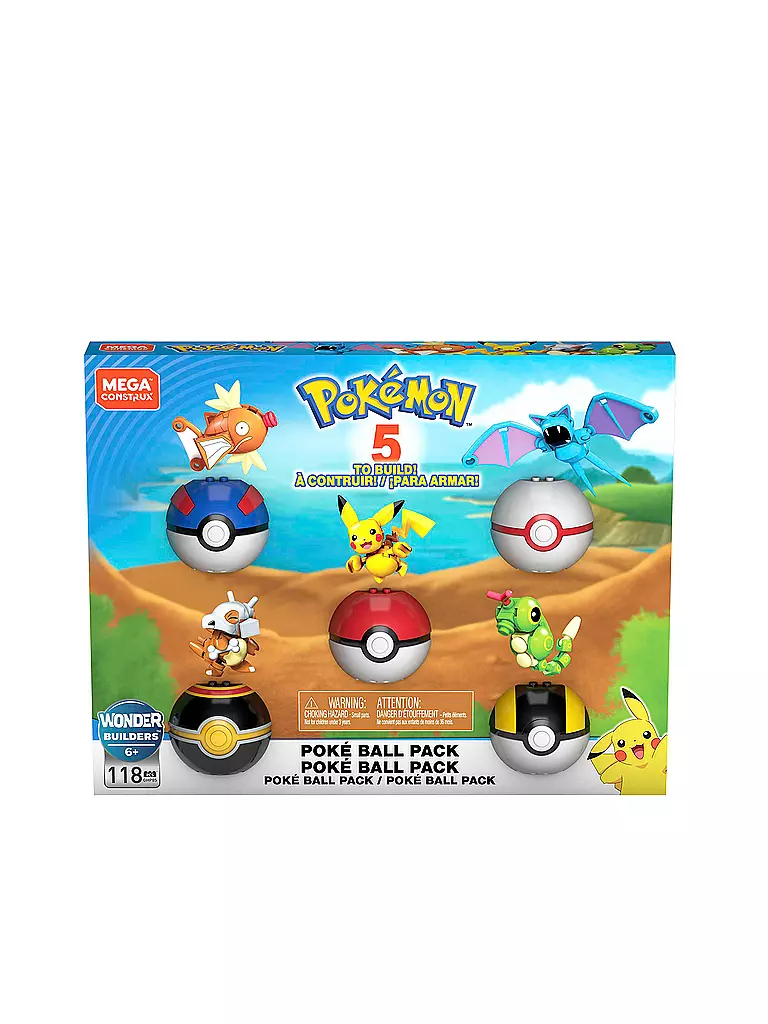 MEGA CONSTRUX | MEGA Pokemon Poke Ball Pack ( CA )  | keine Farbe