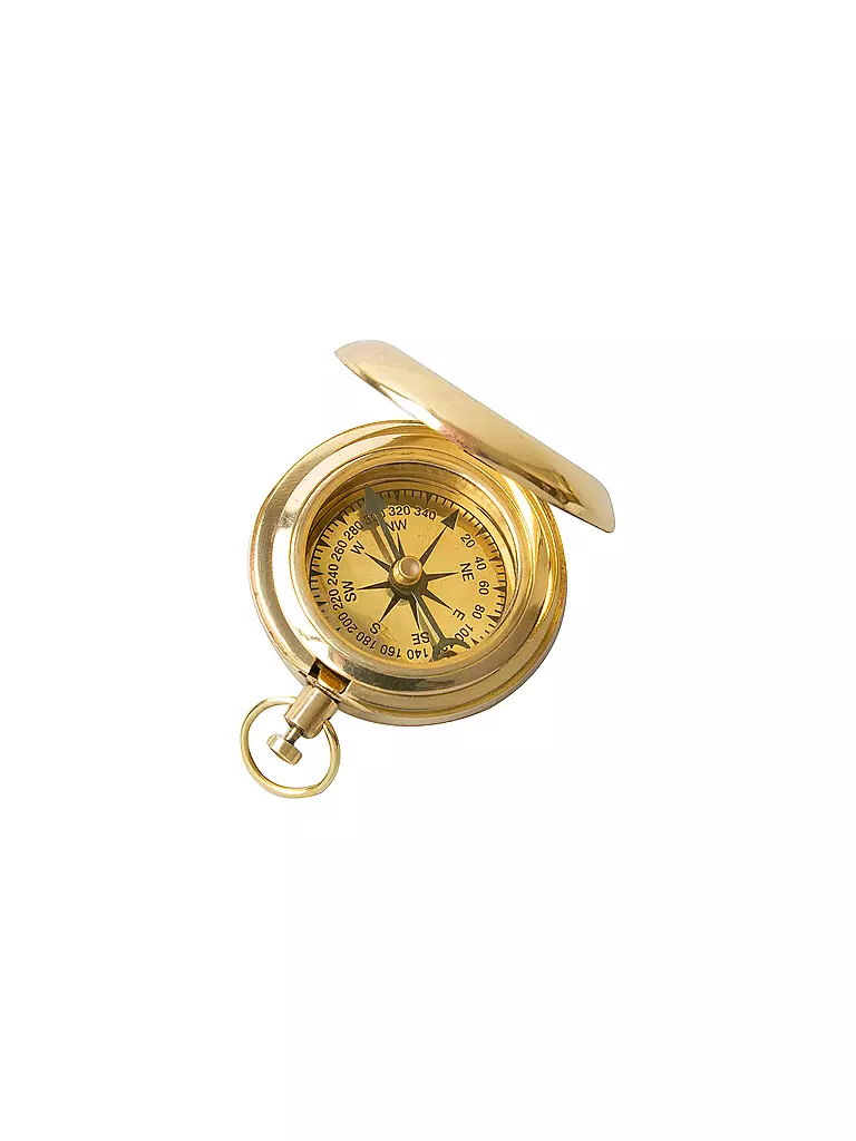 MEN'S SOCIETY | Schlüsselanhänger Kompass | gold