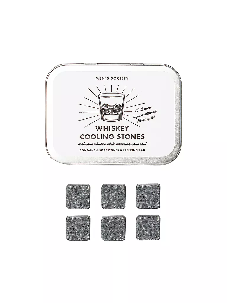 MEN'S SOCIETY | Whiskey Cooling Stones | silber