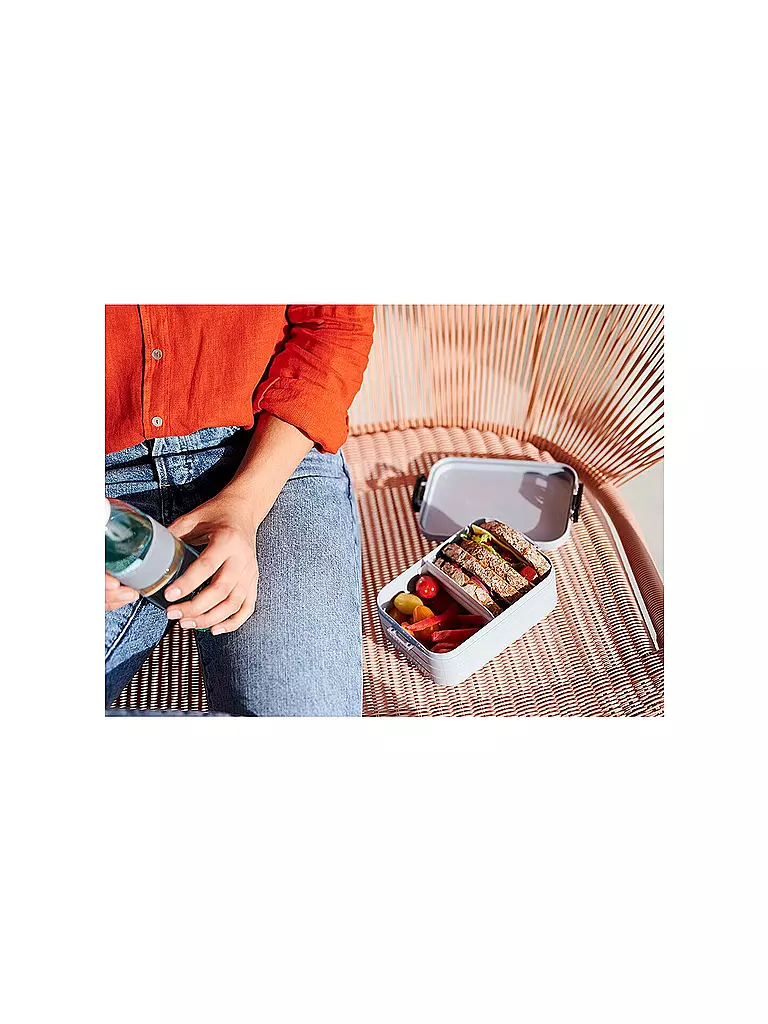 MEPAL | Lunchbox TAKE A BREAK MIDI 18,5x12cm Nordic Sage | dunkelblau