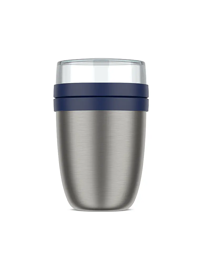 MEPAL | Thermo-Lunchpot Ellipse 0,5/0,2l Edelstahl Vivid Blue | Dunkelblau