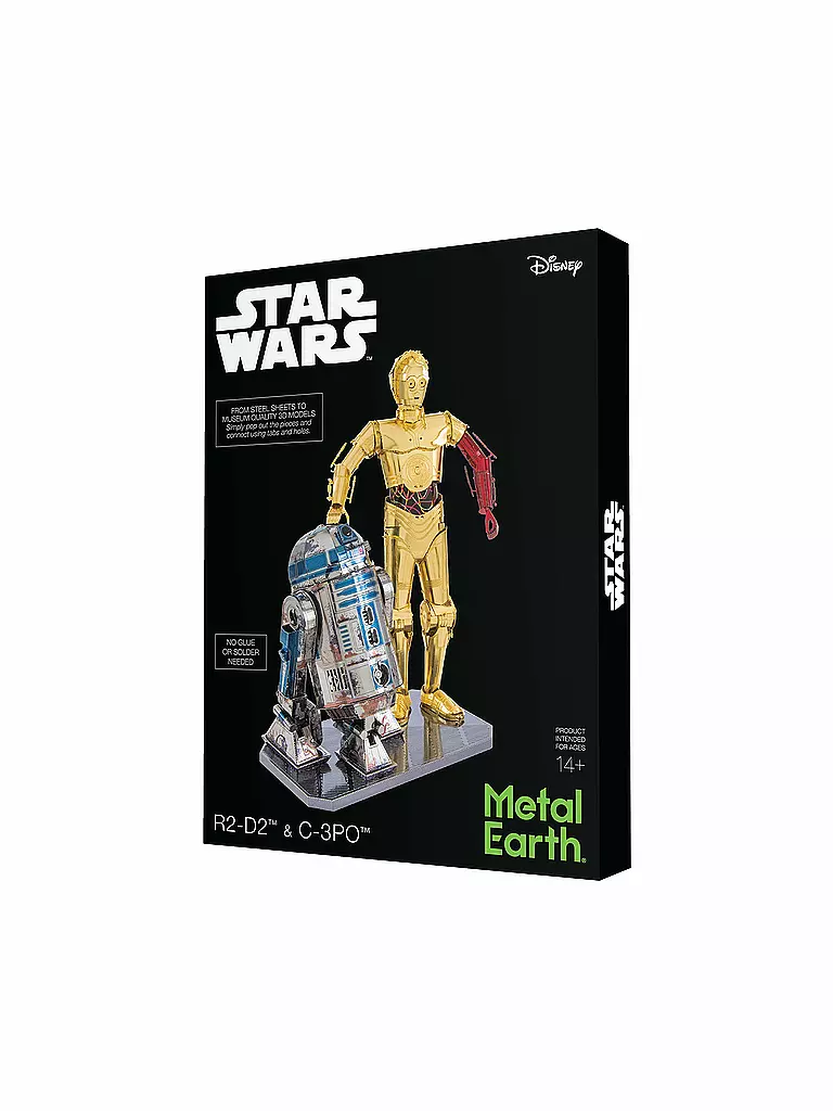 METAL EARTH | 3D Metallbausatz - R2-D2 & C-3PO (Doppelpack-Box) | keine Farbe
