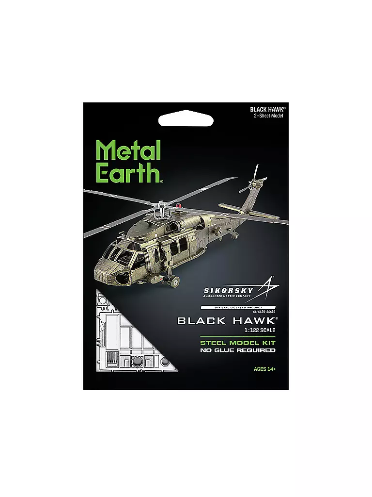 METAL EARTH | Sikorsky UH-60 Black Hawk | keine Farbe