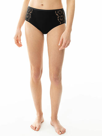 MEY | Slip WOOL LOVE schwarz