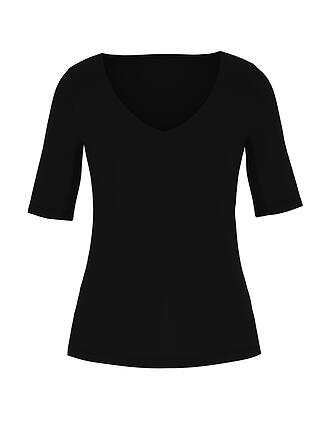 MEY | T-Shirt BLAZERSHIRT schwarz