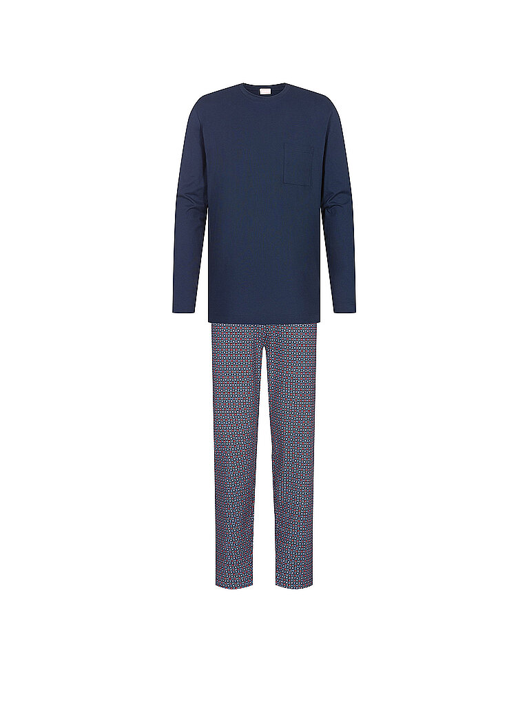 MEY Pyjama yacht blue blau | S