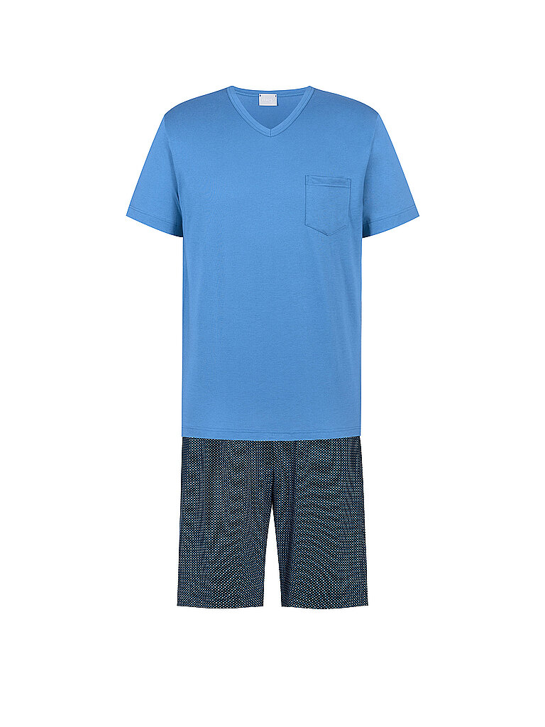 MEY Pyjama blau | L
