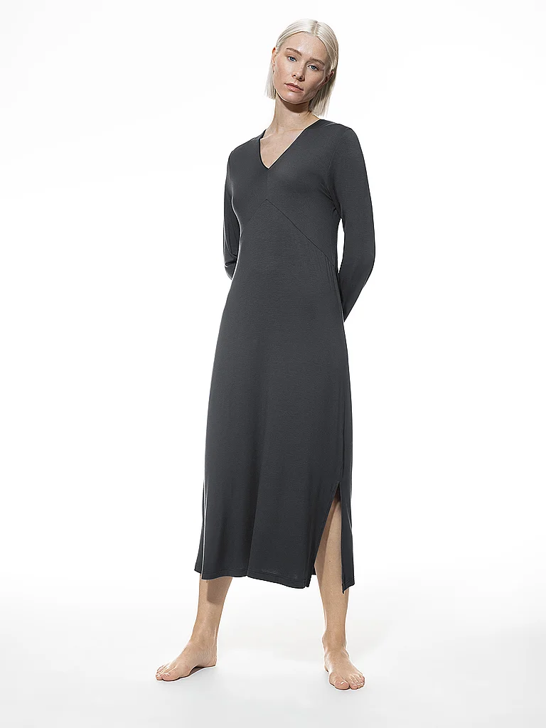 MEY Chemise de nuit - Sleepshirt PURE CHIC gris orage gris | L