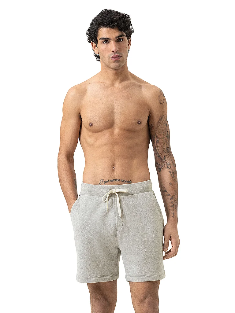 MEY Shorts de détente gris moyen mélangé gris | S